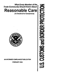 Reasonable Care Checklist